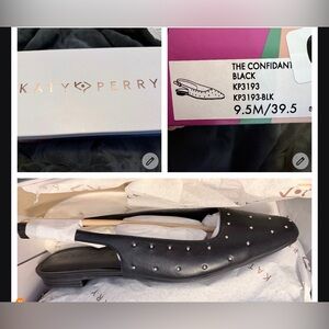 Katy Perry Collections Black Studded Mules